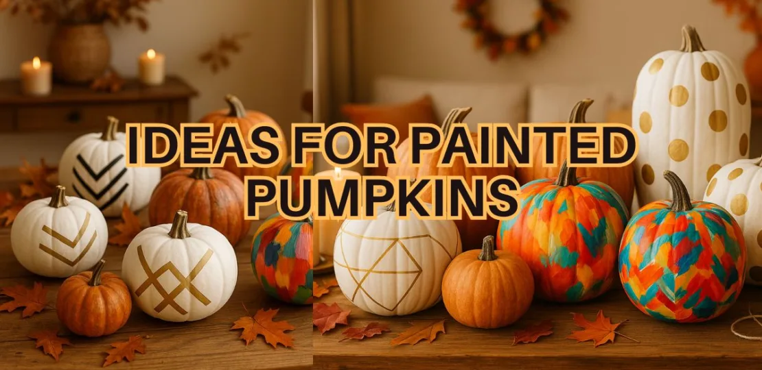 Ideas for Painted Pumpkins for Home Decor