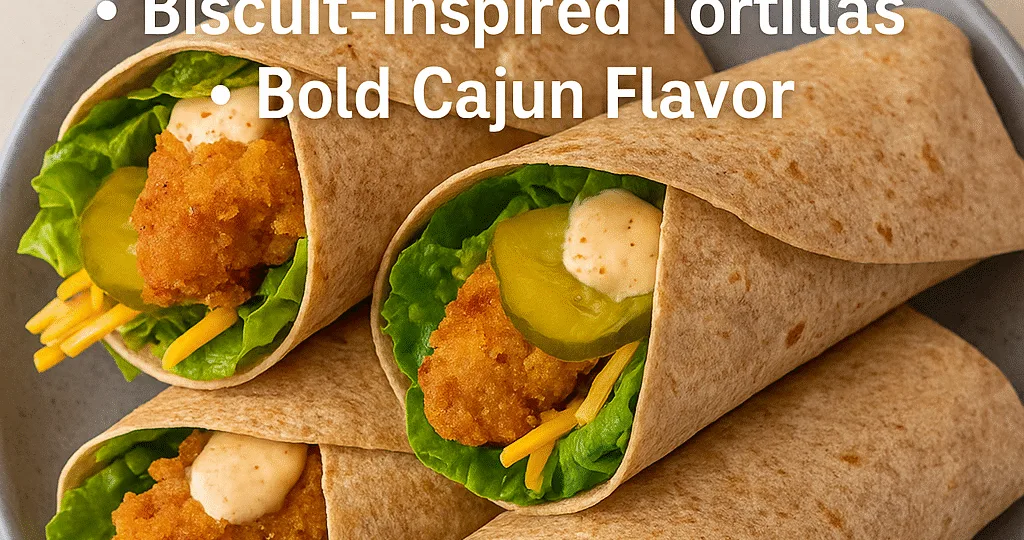 Copycat Popeyes Chicken Wraps Recipe
