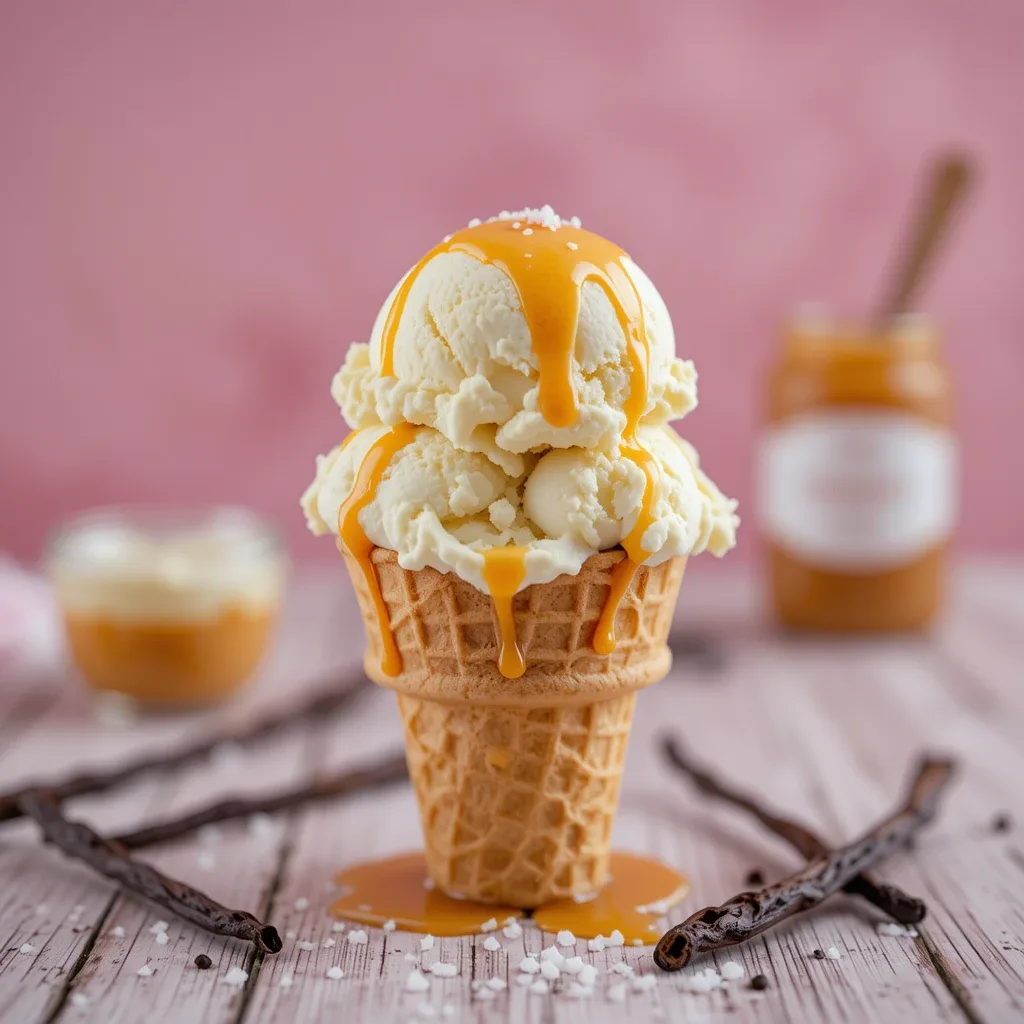 No-Churn Vanilla Ice Cream