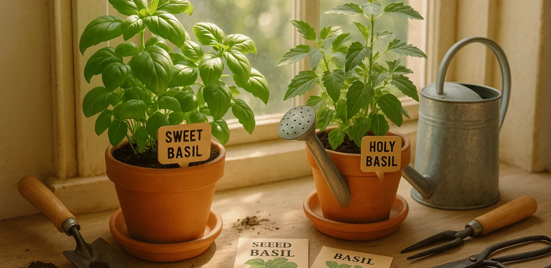 How to Grow Holy Basil from Seed Indoors and Outdoors